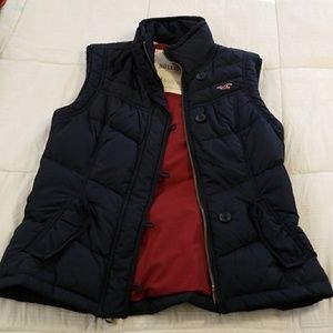 Navy Blue Hollister Vest